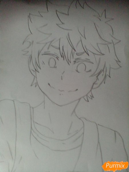 Карандашом Шое Хината аниме волейбол