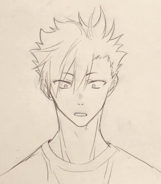 Куроо Тэцуро для срисовки