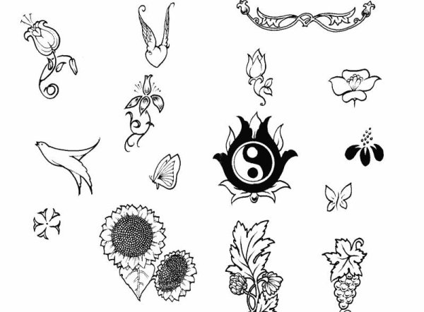 Узоры карандашом