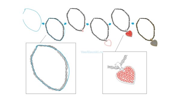 Украшения карандашом