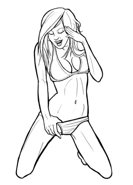 Влюбленные рисунок