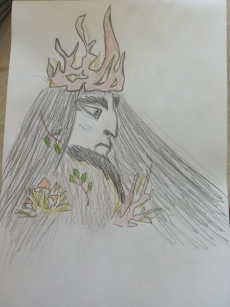 Лесной царь рисунок