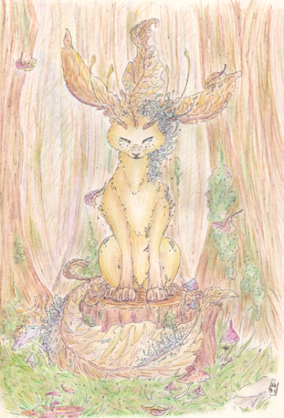 Лесной царь рисунок