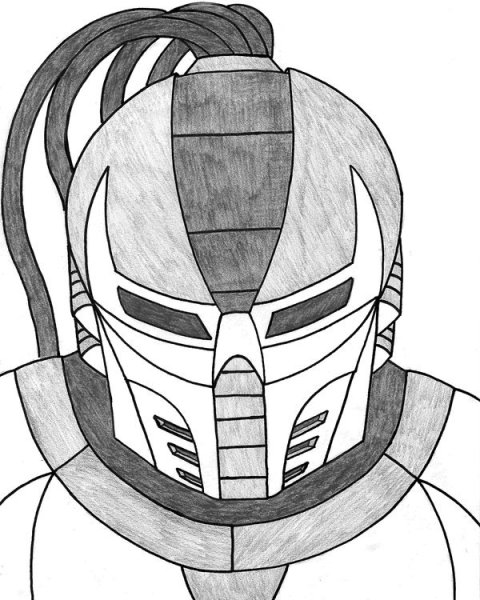 Раскраски мортал комбат Сайракс