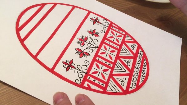 Мезенская роспись для детей