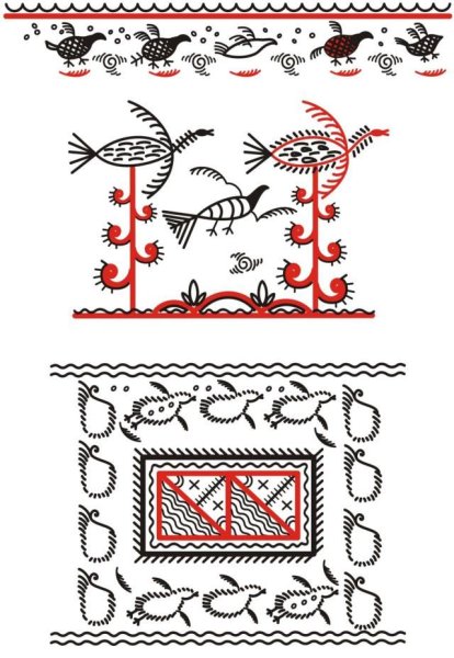 Галина Захаренко Мезенская роспись