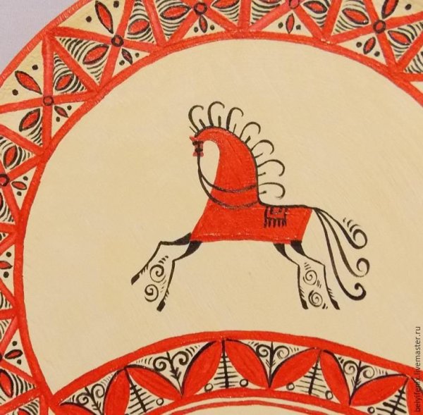 Щепа Мезенская роспись