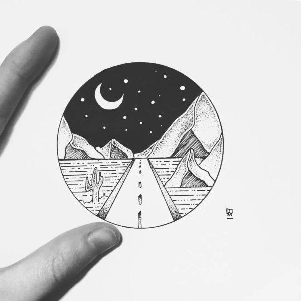 Маленькие рисунки для скетчбука