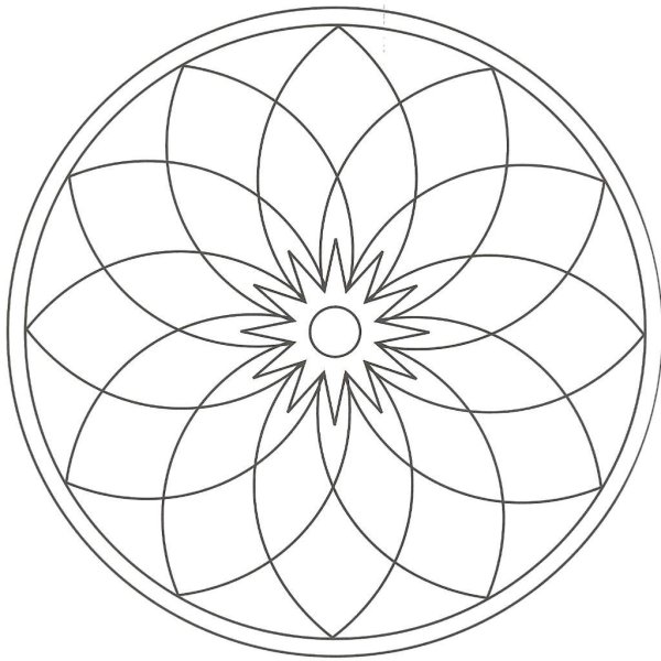 Мандала простая