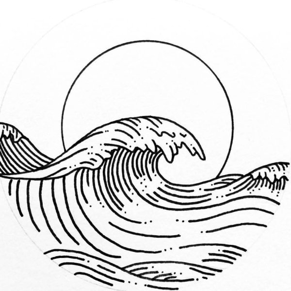 Волна эскиз
