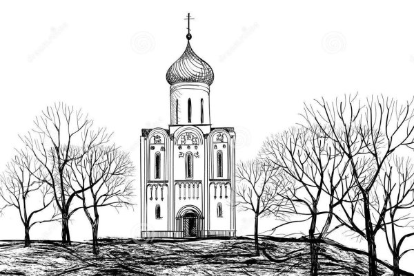 Храм Покрова на Нерли рисунок