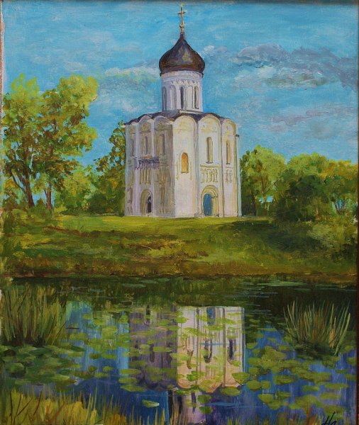 Храм Покрова на Нерли рисунок