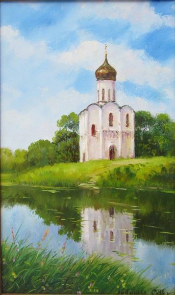 Храм Покрова на Нерли во Владимире раскраска