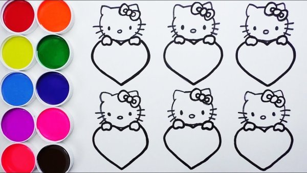 Рисование карандашом для начинающих. Хэллоу Китти