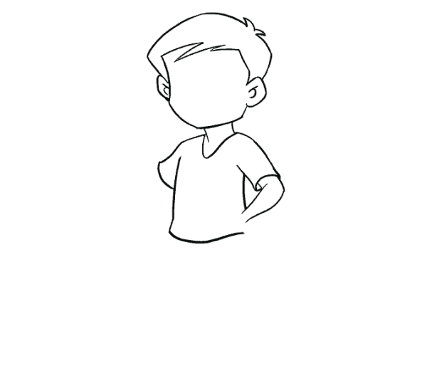 Срисовать мальчика