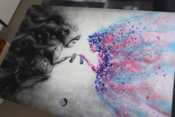 Дисней Бемби карандашом