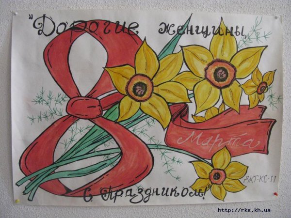 Рисунки красками