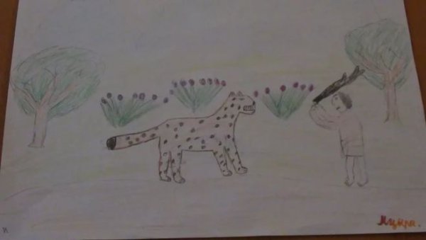 Мцыри рисунок карандашом