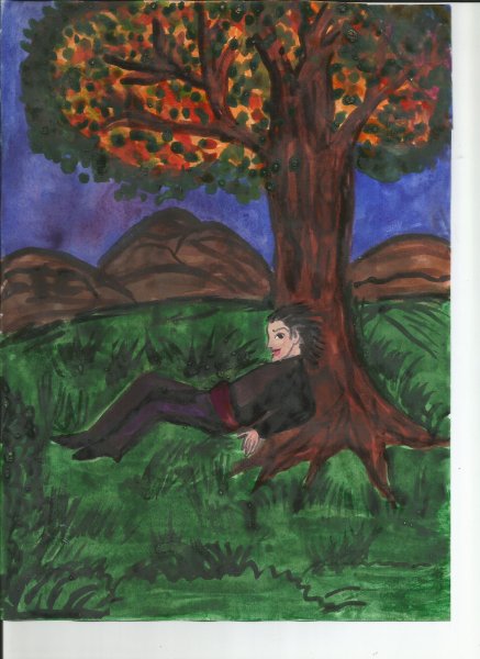 Мцыри Лермонтов рисунок легкий