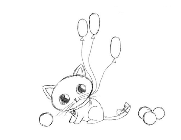 Рисунки на новый год для срисовки карандашом