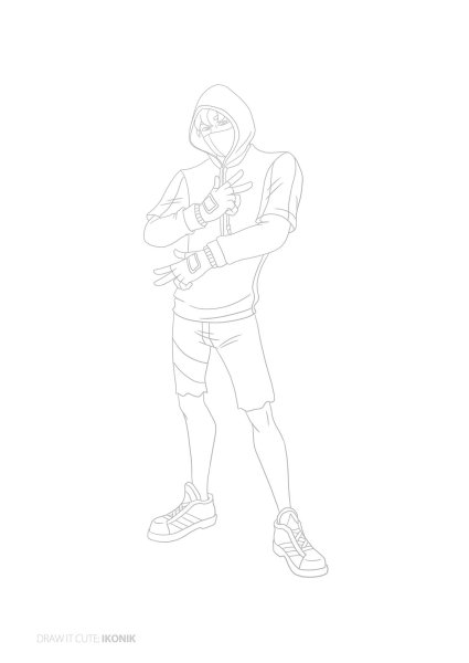 Рисунки ФОРТНАЙТ карандашом