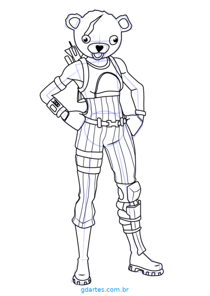 Зарисовки персонажей из ФОРТНАЙТ