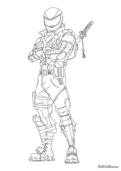 Разукрашки ФОРТНАЙТ