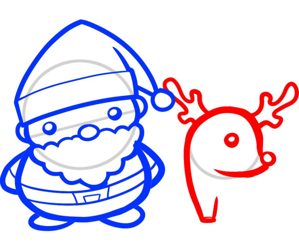 Рисунки на новый год для срисовки