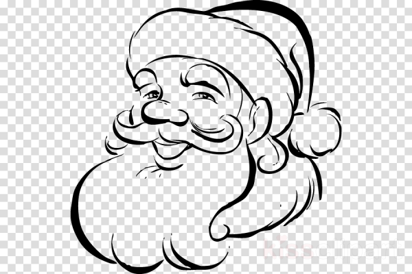 Голова Деда Мороза на окно