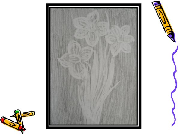 Рисование ластиком по штриховке