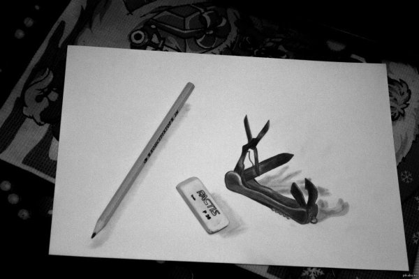 Рисование ластиком