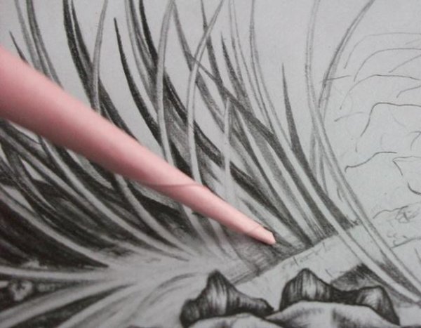 Картина стертая ластиком