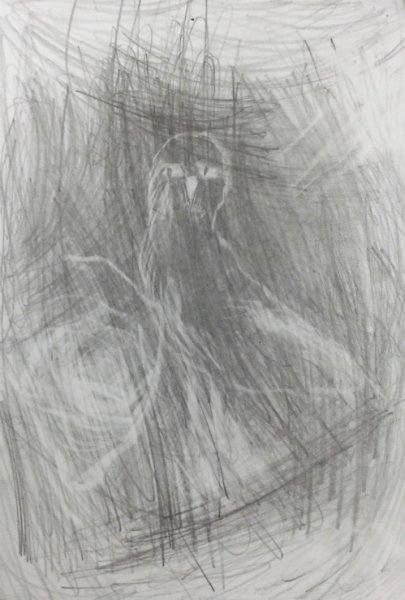 Рисование ластиком по штриховке