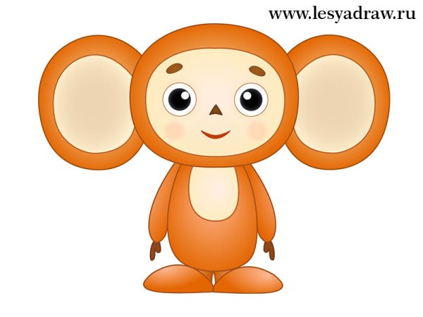 Оригинальный рисунок Чебурашки карандашом