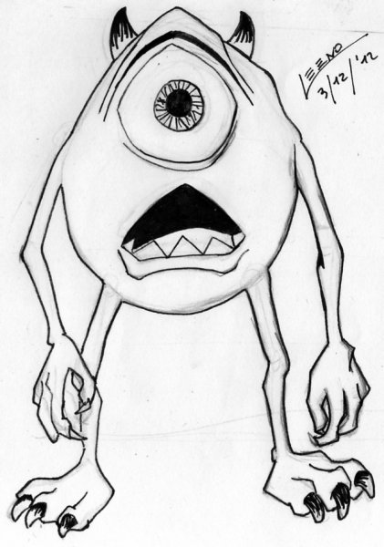 Картинки для срисовки монстры