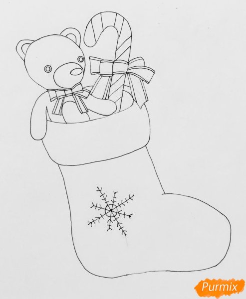 Новогодние рисунки легкие красивые