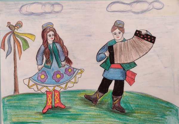 Лёгкие рисунки Сабантуй