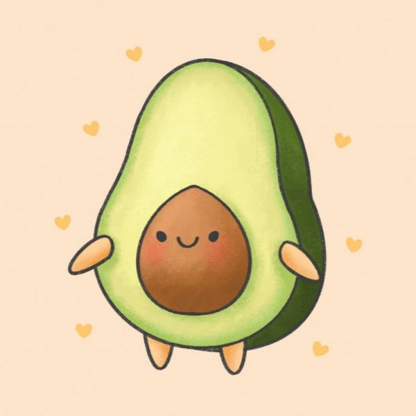 Рисуночки авокадо