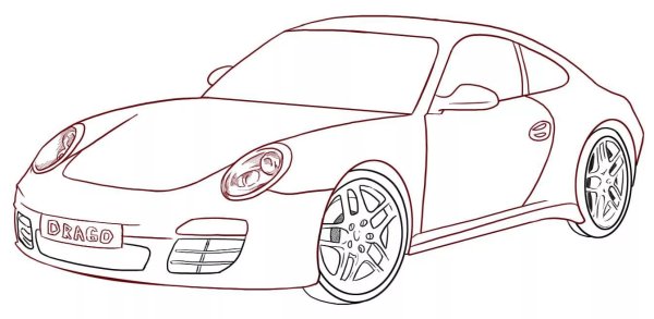 Машина рисунок