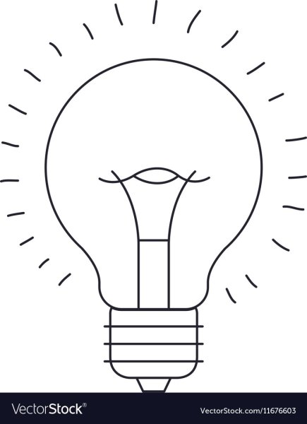 Рисование лампочки