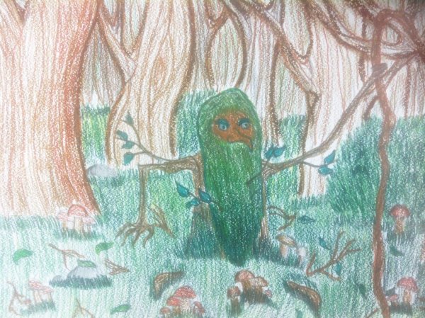 Леший срисовать