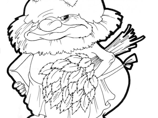 Рисование баба Яга и Леший в подготовительной группе