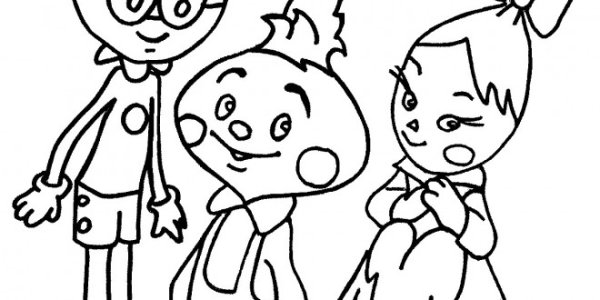 Джанни Родари Чиполлино раскраски