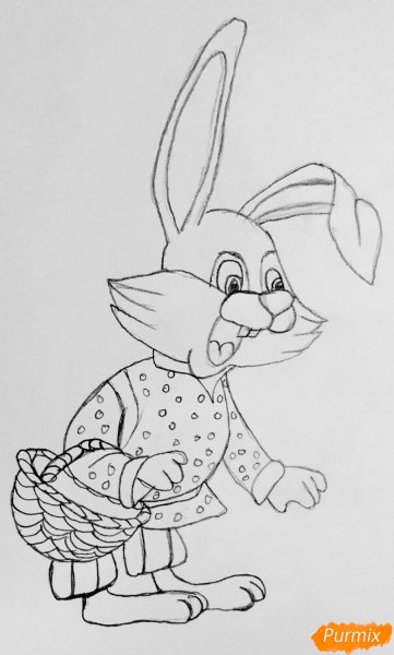 Раскраска Колобок персонажи заяц
