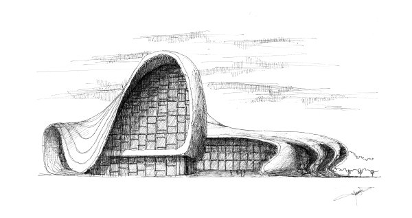 Бионика архитектура скетчи