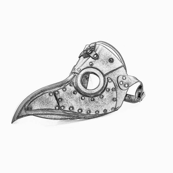 Разукрашки Чумной доктор