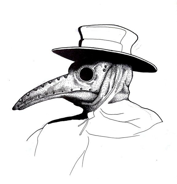 Скетч чумного доктора