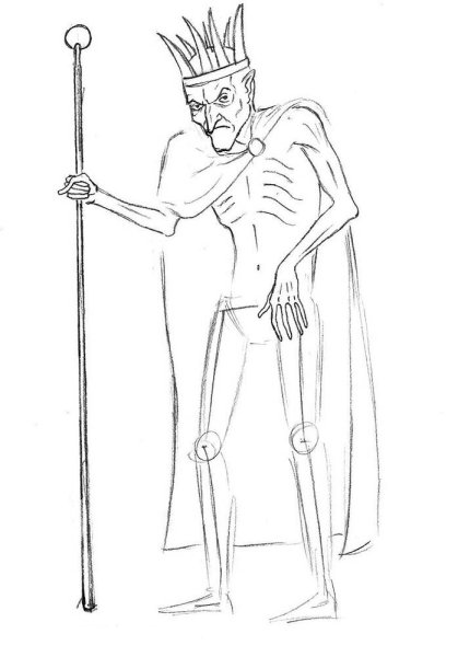 Кощей Бессмертный рисунок