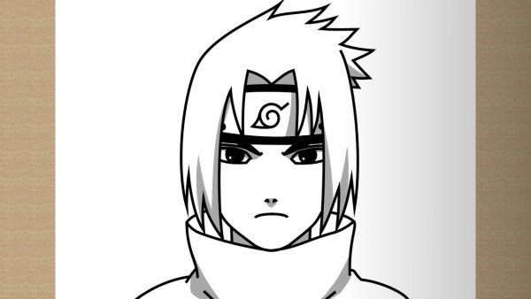 Рисунки Наруто и Саске