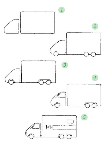 Схема рисования машины